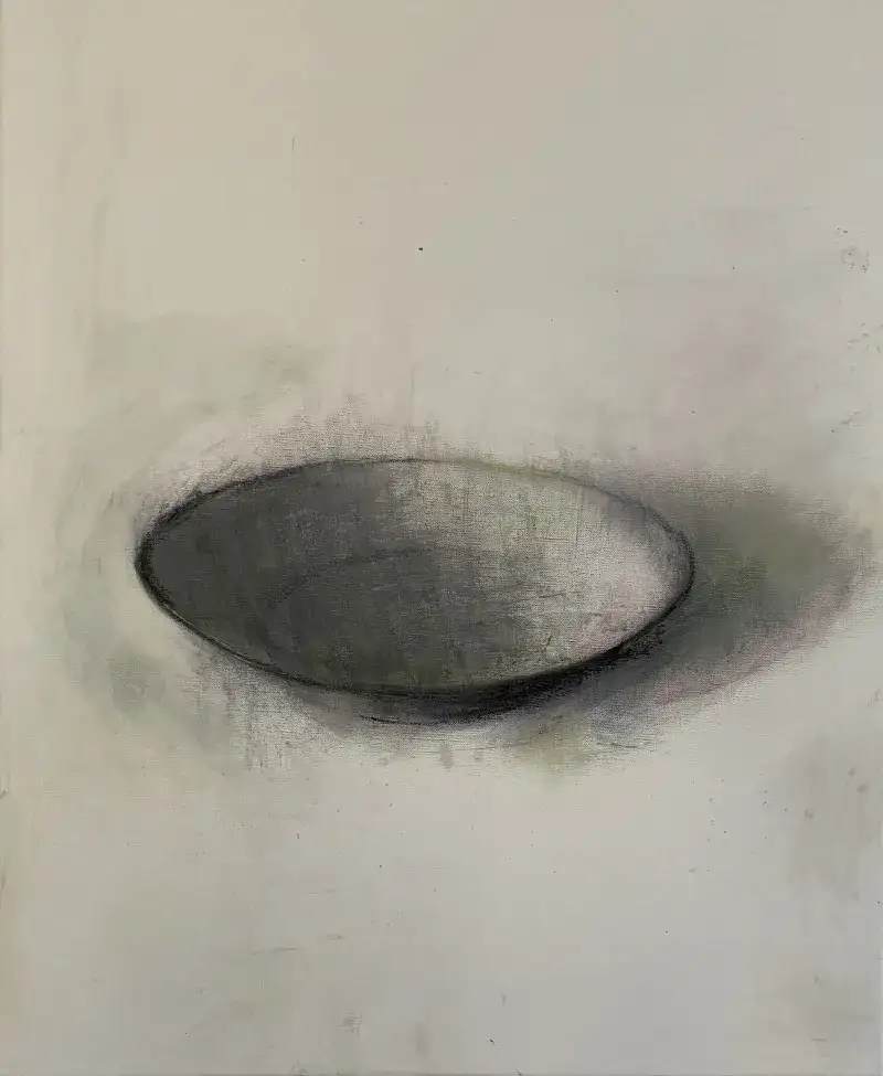 Paysage (Bassine), Huile sur toile, 73x60cm, Cedric Carre, Villa Sonneville, refB04