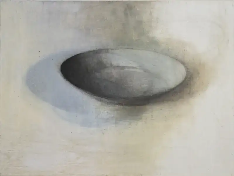 PAYSAGE (Bassine), huile sur toile, Cédric Carré, Villa Sonneville