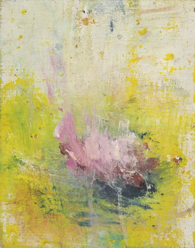 À fleur, huile sur toile, Cédric Carré, Villa Sonneville