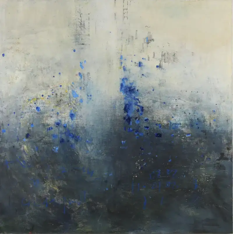 Tour de Babel, huile sur toile, Cédric Carré, Villa Sonneville